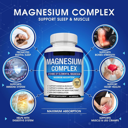 Magnesium Complex - 8 Essential Magnesium Supplement