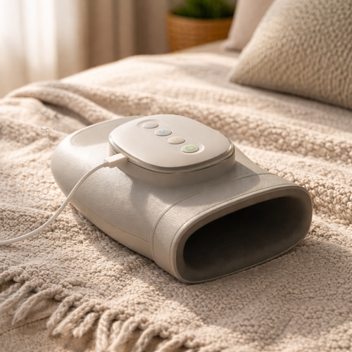 Cordless Hand Massager — Compression & Heat Therapy