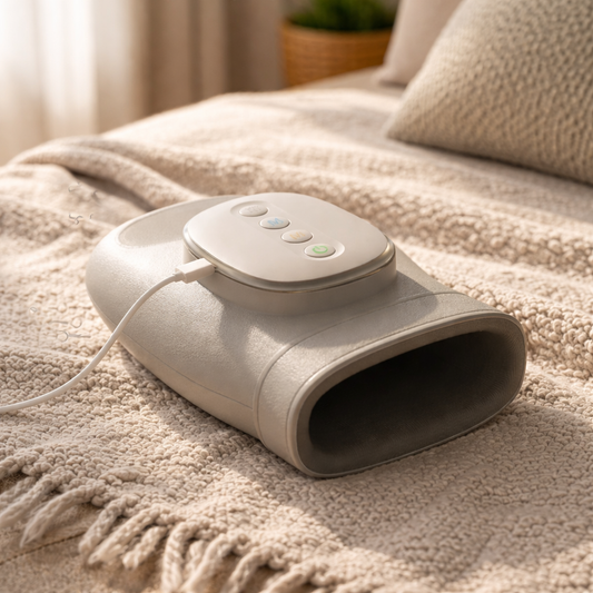 Cordless Hand Massager — Compression & Heat Therapy